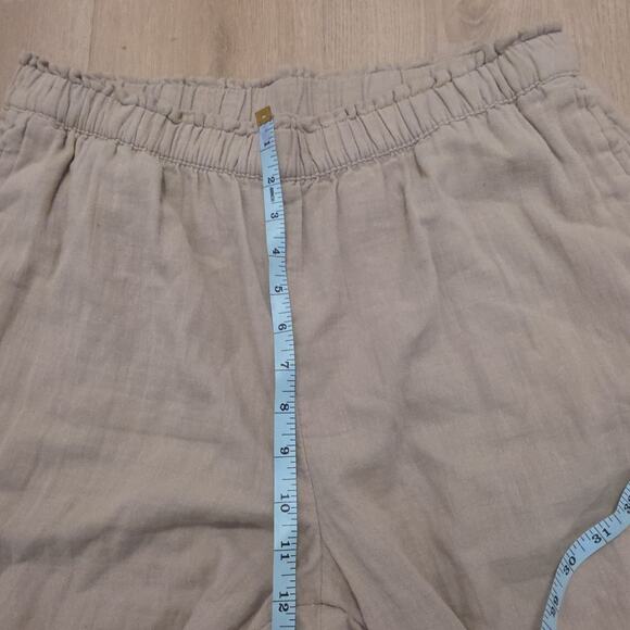 Old Navy Tan High Rise Wide Leg Gauzy Pull On Wide Leg Pants Size Large Tall - Picture 4 of 10